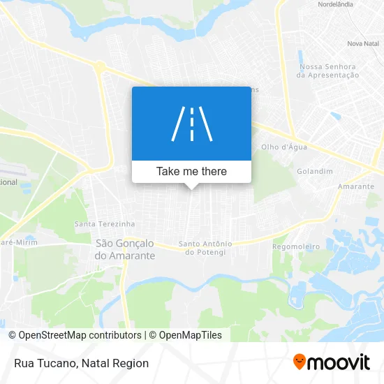 Rua Tucano map