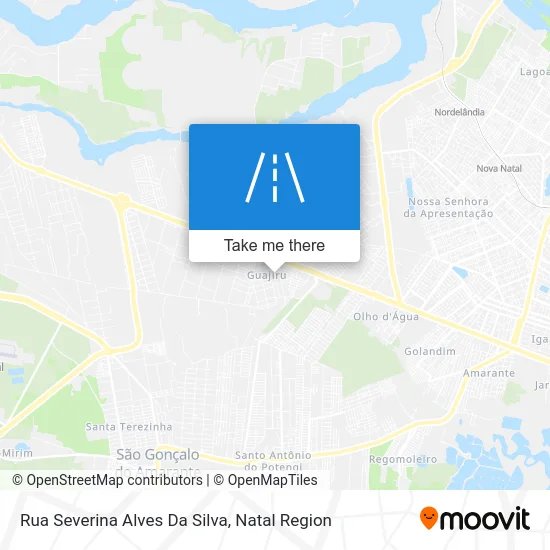 Rua Severina Alves Da Silva map