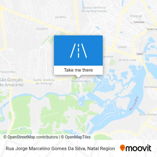 Rua Jorge Marcelino Gomes Da Silva map