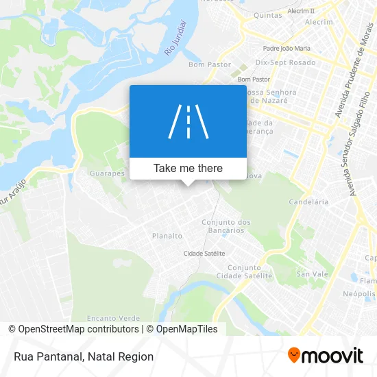 Rua Pantanal map