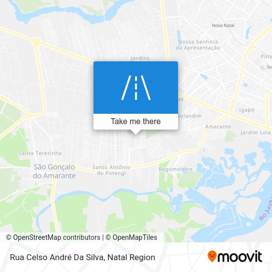 Rua Celso André Da Silva map