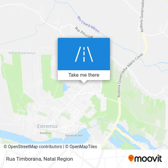 Rua Timborana map