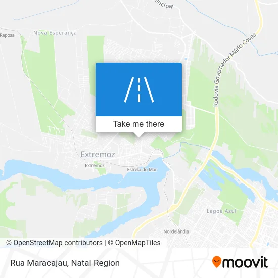 Rua Maracajau map
