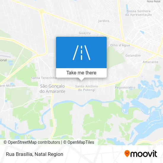 Rua Brasília map