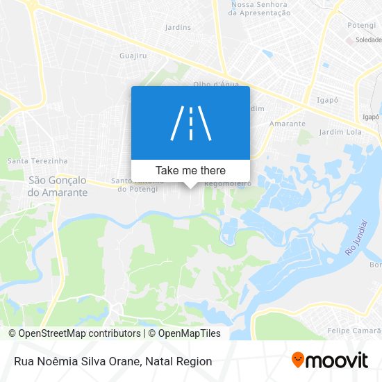 Rua Noêmia Silva Orane map