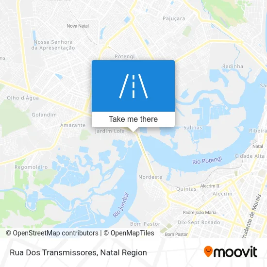 Rua Dos Transmissores map