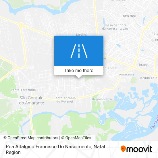 Rua Adalgiso Francisco Do Nascimento map