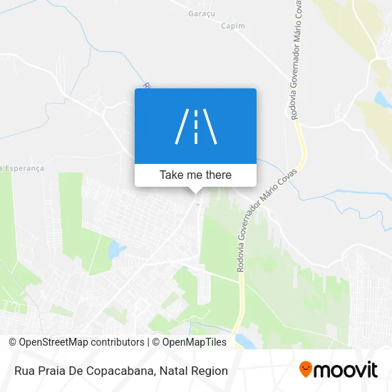 Rua Praia De Copacabana map