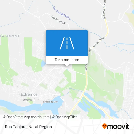 Rua Tabjara map