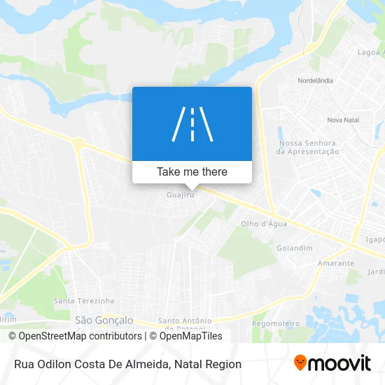 Rua Odilon Costa De Almeida map