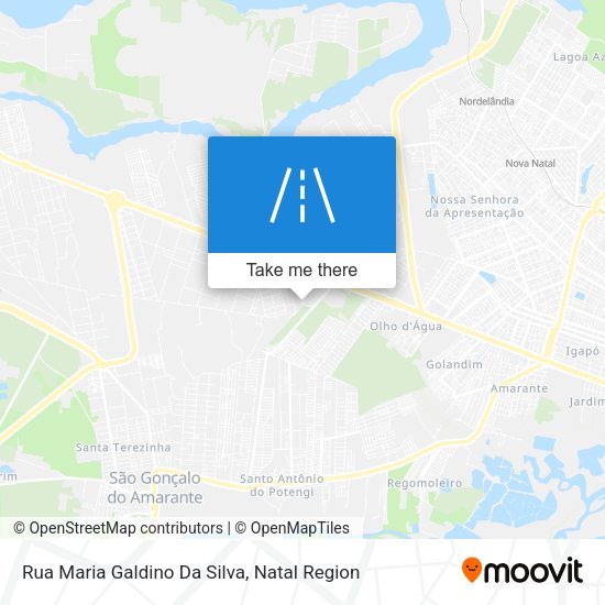 Rua Maria Galdino Da Silva map