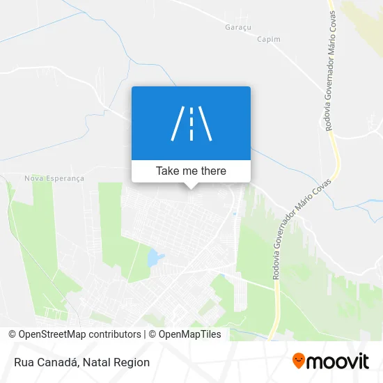 Rua Canadá map