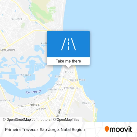 Primeira Travessa São Jorge map