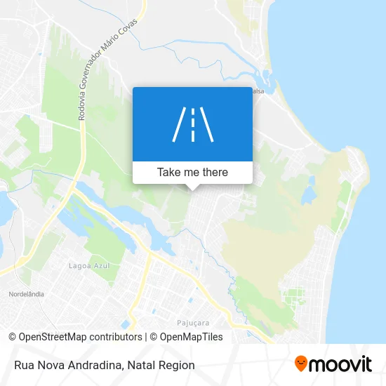 Rua Nova Andradina map
