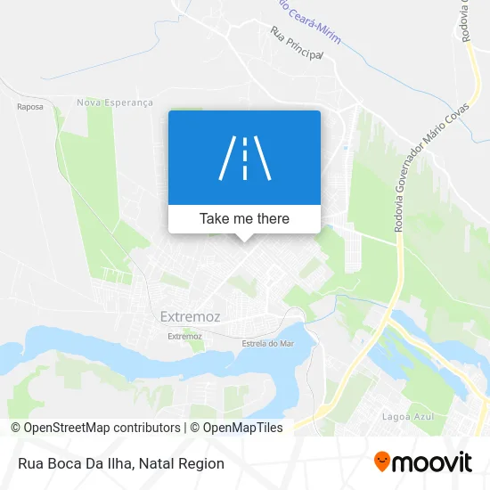 Rua Boca Da Ilha map