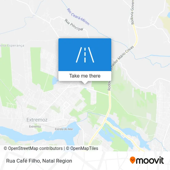 Rua Café Filho map