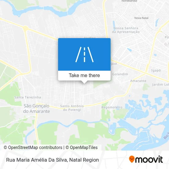 Rua Maria Amélia Da Silva map