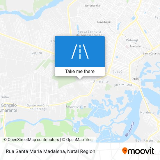 Rua Santa Maria Madalena map