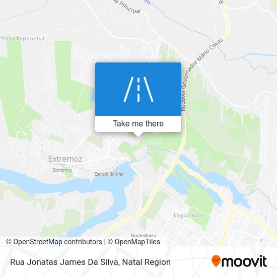 Rua Jonatas James Da Silva map