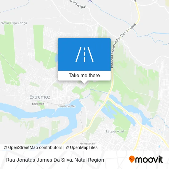 Rua Jonatas James Da Silva map