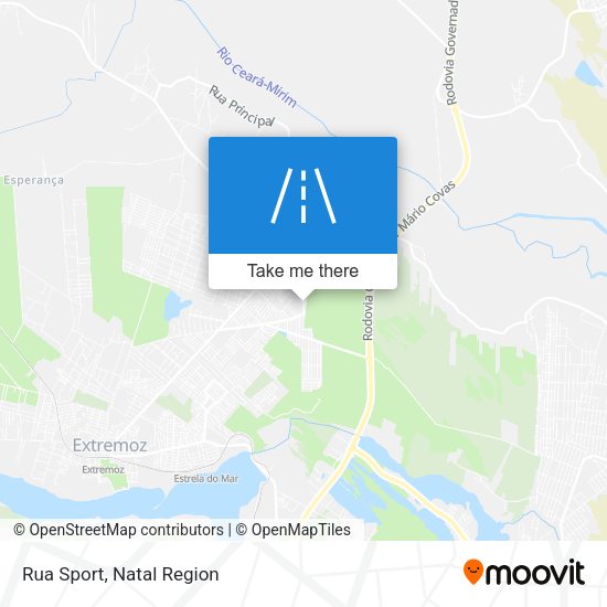 Rua Sport map