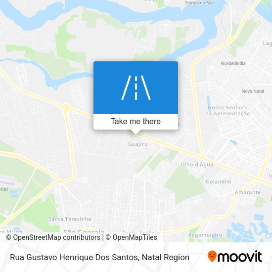 Rua Gustavo Henrique Dos Santos map