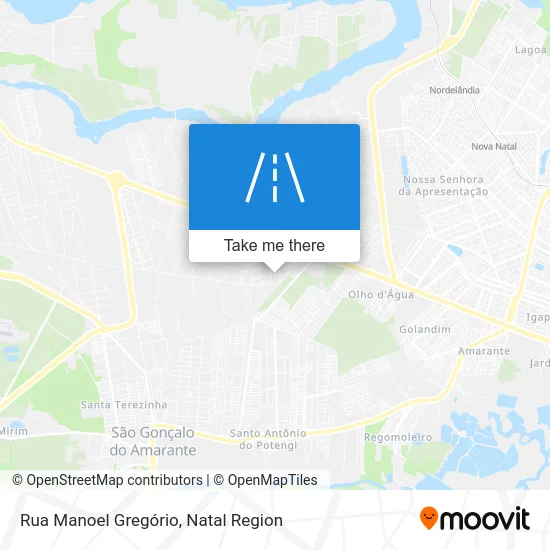 Rua Manoel Gregório map