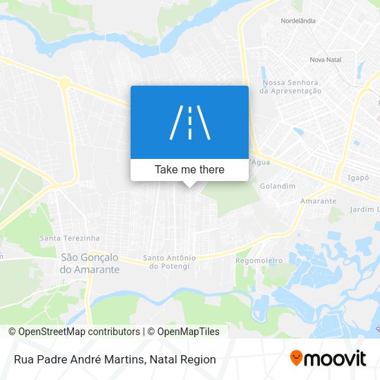 Rua Padre André Martins map