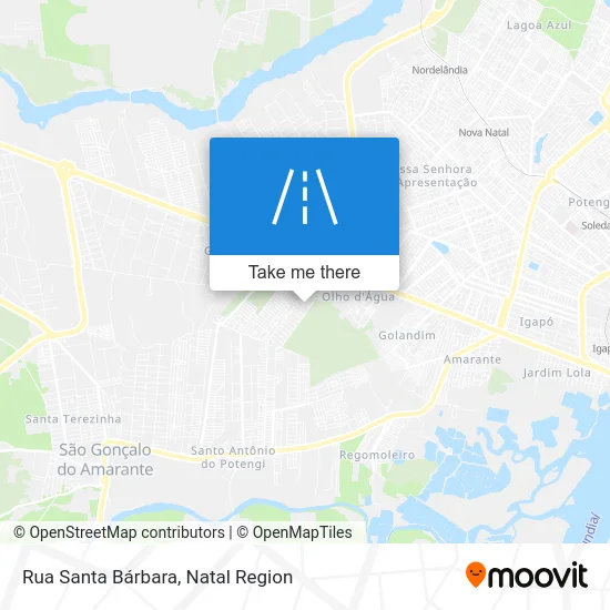 Rua Santa Bárbara map