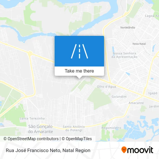 Rua José Francisco Neto map