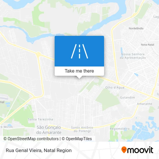 Rua Genal Vieira map