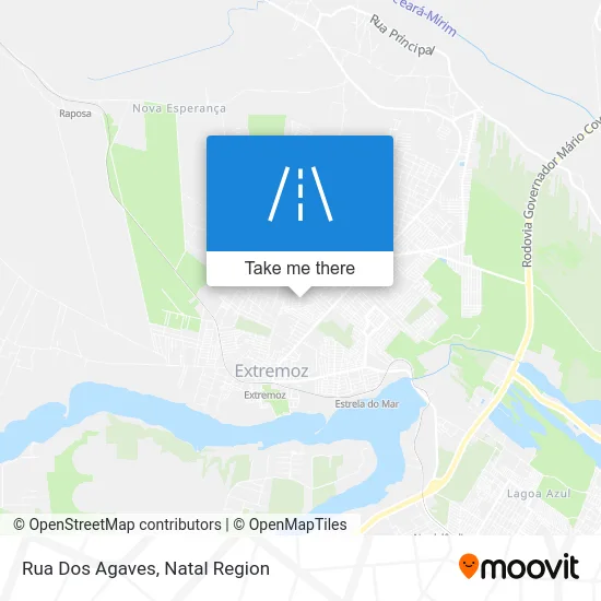 Rua Dos Agaves map