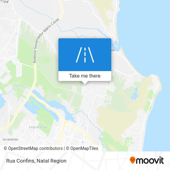 Rua Confins map