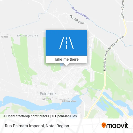 Rua Palmera Imperial map