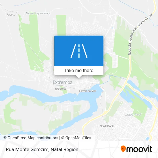 Rua Monte Gerezim map