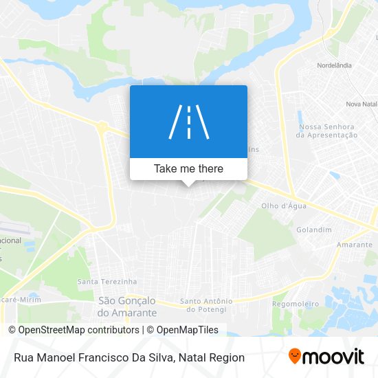 Rua Manoel Francisco Da Silva map