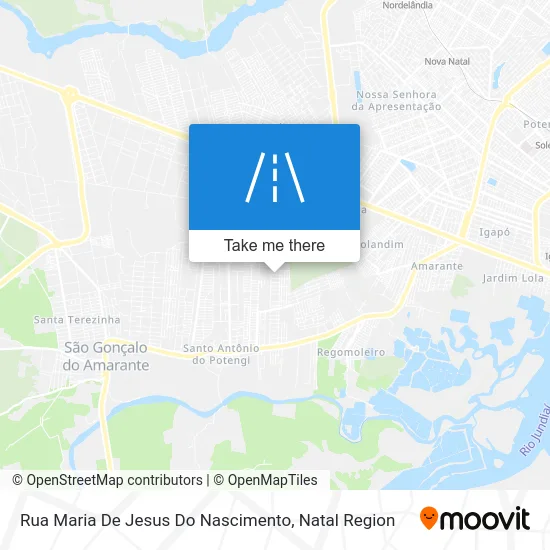Rua Maria De Jesus Do Nascimento map