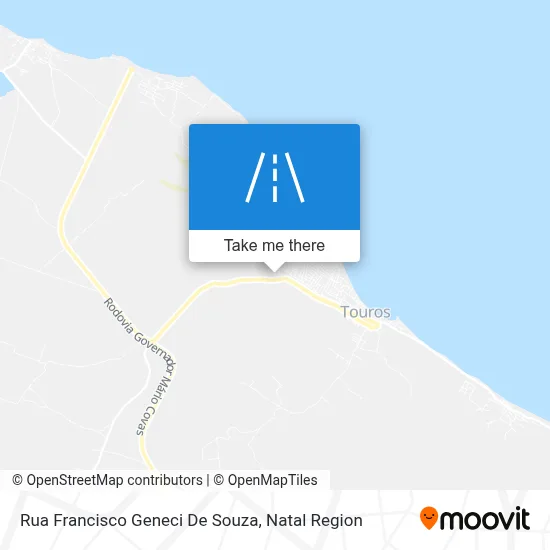 Rua Francisco Geneci De Souza map