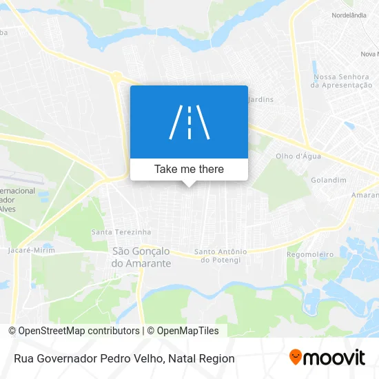 Rua Governador Pedro Velho map