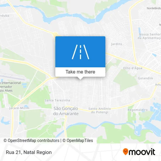 Rua 21 map