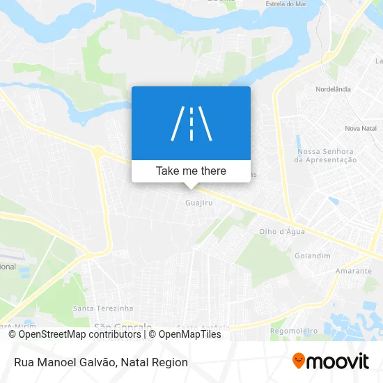 Rua Manoel Galvão map