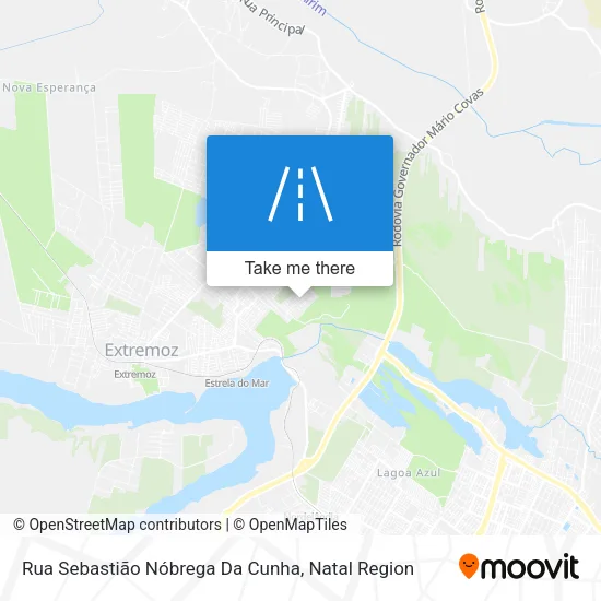 Rua Sebastião Nóbrega Da Cunha map