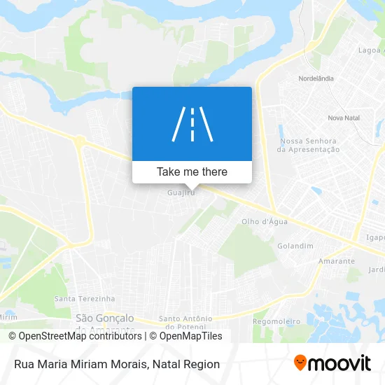 Rua Maria Miriam Morais map