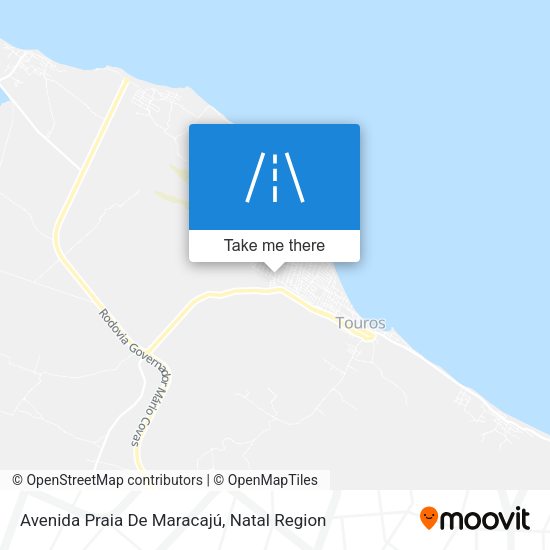 Avenida Praia De Maracajú map