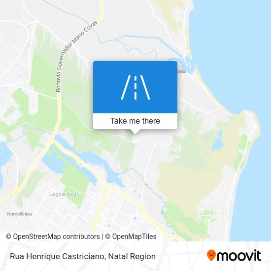 Rua Henrique Castriciano map