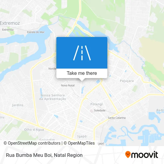 Rua Bumba Meu Boi map