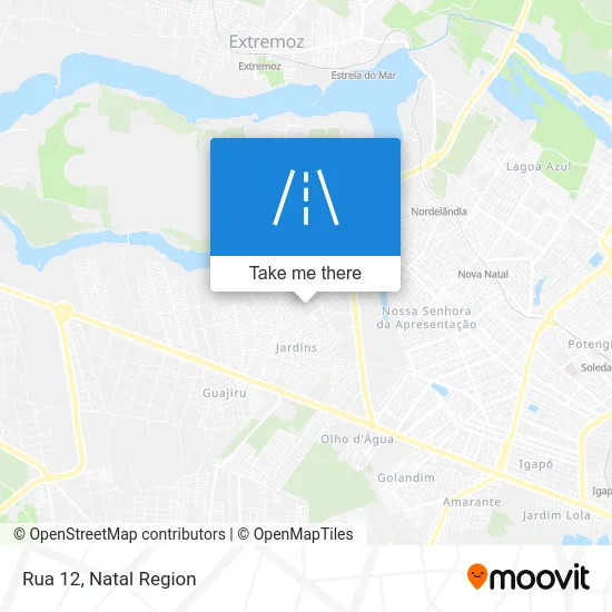 Rua 12 map