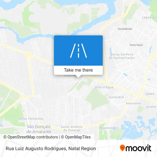Rua Luiz Augusto Rodrigues map