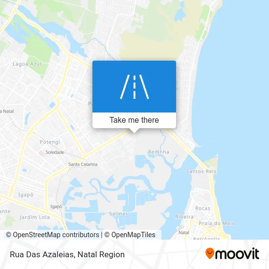 Rua Das Azaleias map