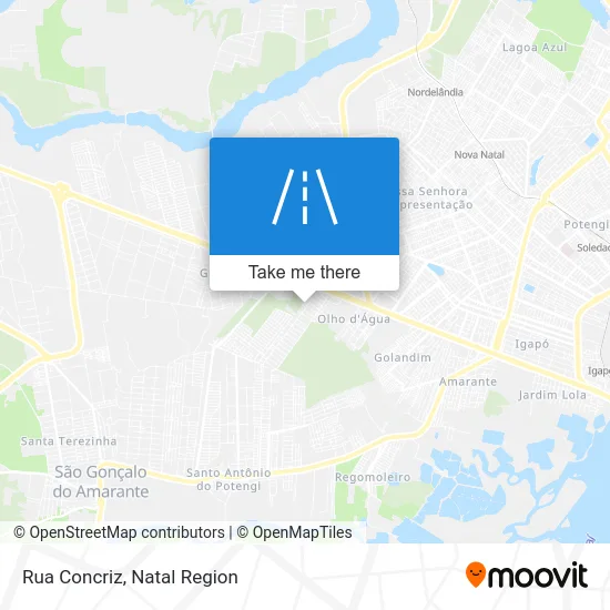 Rua Concriz map